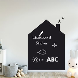 Wallity Sticker de Pared de Vinilo para Pizarra Negro 70 x 100 cm